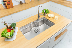 Chậu rửa Nobinox ROSA NN995D (8850 bề mặt vân siêu mịn)
