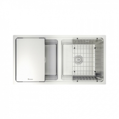 Chậu rửa Konox KN8646DU Dekor (Bề mặt hạt chống xước)