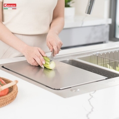 Chậu rửa Konox KN8651TD Dekor (Bề mặt hạt chống xước)