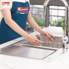 Chậu rửa Konox KN8651TD Dekor (Bề mặt hạt chống xước)