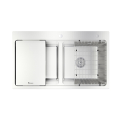 Chậu rửa Konox KN8651TD Dekor (Bề mặt hạt chống xước)