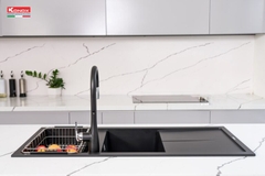 Chậu rửa Konox Livello Smart 1160 - Black (Chậu đá Granite)