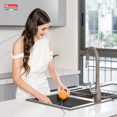 Chậu rửa Konox Livello Smart 1160 - Grey (Chậu đá Granite)