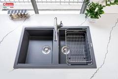 Chậu rửa Konox Phoenix Smart 860 Grey (Chậu đá Granite)