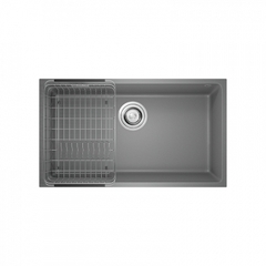 Chậu rửa Konox Naros 760S - Grey (Chậu đá Granite)