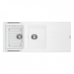 Chậu rửa Konox Phoenix 1160 - White Silver (Chậu đá Granite)