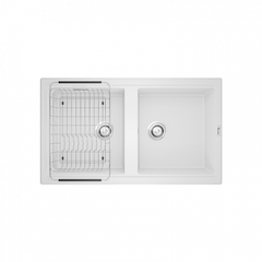 Chậu rửa Konox Phoenix 860 - White Silver (Chậu đá Granite)