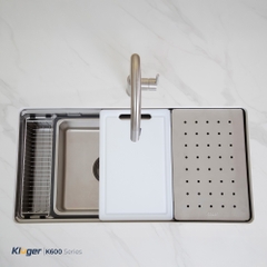 Chậu rửa Kluger KG8644FS Plus (Tặng vòi rửa Kluger)