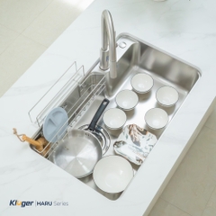 Chậu rửa Kluger KH8050ST Plus (bề mặt Satin) (Tặng vòi rửa Kluger)