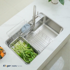 Chậu rửa Kluger KH8050ST Plus (bề mặt Satin) (Tặng vòi rửa Kluger)