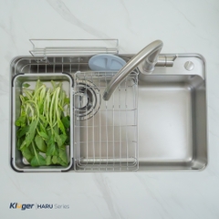 Chậu rửa Kluger KH8050ST Plus (bề mặt Satin) (Tặng vòi rửa Kluger)