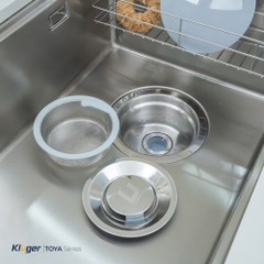 Chậu rửa Kluger KY8045ST Plus (Bề mặt Satin) (Tặng vòi rửa Kluger)