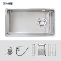 Chậu rửa Kluger KY8045ST Plus (Bề mặt Satin) (Tặng vòi rửa Kluger)