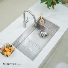 Chậu rửa Kluger KY8045ST Plus (Bề mặt Satin) (Tặng vòi rửa Kluger)