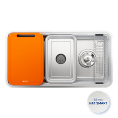 Chậu rửa Konox Tari Smart 8847 (hạt Smart chống xước)