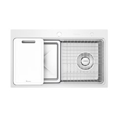 Chậu rửa Konox KN8048TS Dekor (Bề mặt hạt chống xước)