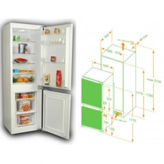 TỦ LANH BUILT-IN FRIDGE HAFELE HF-BI60B 533.13.050