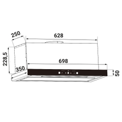Máy hút mùi KAFF KF-TH1700B (Mẫu mới)