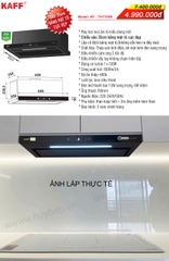 Combo 23: Bếp từ KAFF KF-815II New Plus và Máy hút mùi KAFF KF-TH1700B