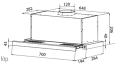 Máy hút mùi LATINO LT-AT700 Touch