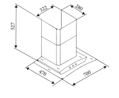 Máy hút mùi LATINO LT-INV700C