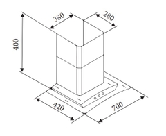 Máy hút mùi LATINO LT-ML700K - Made in Malaysia