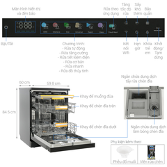 Máy rửa chén Comfee CDWEF1533GB-WU-VN
