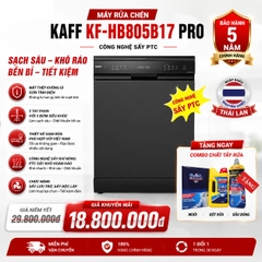Máy rửa chén KAFF KF-HB805B17 PRO (Công nghệ sấy PTC)