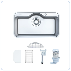 Chậu rửa Nobinox ROSA NN995D (8850 bề mặt vân siêu mịn)
