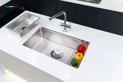 Chậu rửa Nobinox ROSA NN974DT (8048 bề mặt vân siêu mịn)