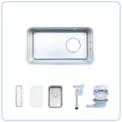 Chậu rửa Nobinox NOVA A282M (8246 vân siêu mịn)