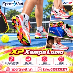Giày Pickleball XP Xampo Lumo Trắng Hồng Cam Neon chính hãng