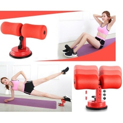 Bộ dụng cụ tập eo, bộ hỗ trợ tập Gym có đế hút chân không đa năng Hamishu - 300 Màu đỏ