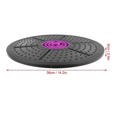 Đĩa cân bằng hỗ trợ tập Yoga, Đĩa thăng bằng xoay 360 độ Hamishu-MS360