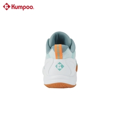 Giày cầu lông, giày pickleball nam nữ Kumpoo E315 màu trắng xanh chính hãng