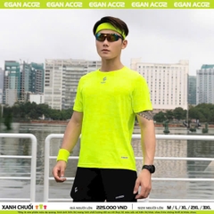 Áo chạy bộ nam Egan AC02 màu cam chính hãng