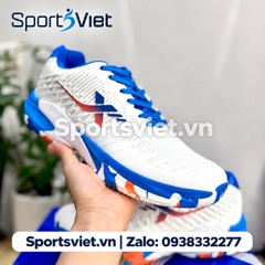 Giày XP Xampo War Trắng Xanh - Giày Cầu Lông, Pickleball, Bóng Chuyền Chính Hãng