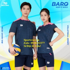 Bộ quần áo bóng chuyền nam nữ Bulbal Baro màu xanh nhớt