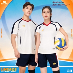 Bộ quần áo bóng chuyền nam nữ Bulbal Lineage màu vàng