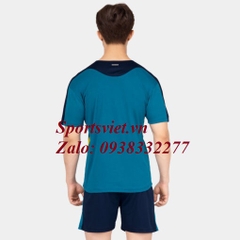 Bộ quần áo bóng chuyền nam nữ Bulbal Lineage màu xanh nhớt