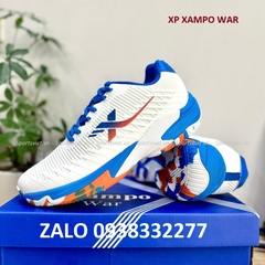 Giày XP Xampoo War Trắng Xanh – Giày Cầu Lông, Pickleball, Bóng Chuyền Chính Hãng