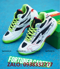 Giày VHD Fortuner trắng xanh (cầu lông, bóng chuyền, tennis, bóng bàn, Pickleball)