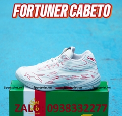 Giày VHD Fortuner trắng xanh (cầu lông, bóng chuyền, tennis, bóng bàn, Pickleball)