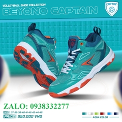 Giày bóng chuyền Beyono Captain xanh aqua chính hãng