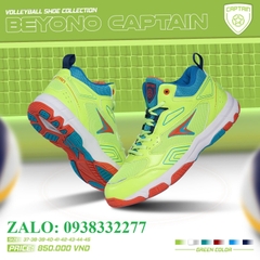 Giày bóng chuyền Beyono Captain màu xanh cốm chính hãng