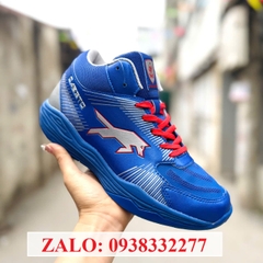 Giày bóng chuyền nam cày sân bê tông VHD Sói trắng xanh