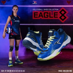Giày bóng chuyền Beyono Eagle màu xanh chính hãng