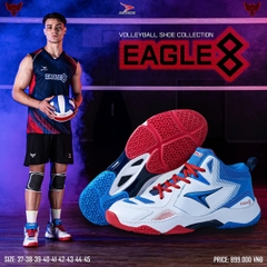 Giày bóng chuyền Beyono Eagle màu trắng chính hãng