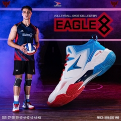 Giày bóng chuyền Beyono Eagle màu trắng chính hãng