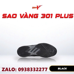 Giày bóng chuyền Sao Vàng 301 PLUS chính hãng (màu đen)